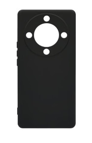 Луксозен силиконов гръб ТПУ ултра тънък МАТ PREMIUM CASE за Honor Magic5 Lite PGT-AN00 черен 